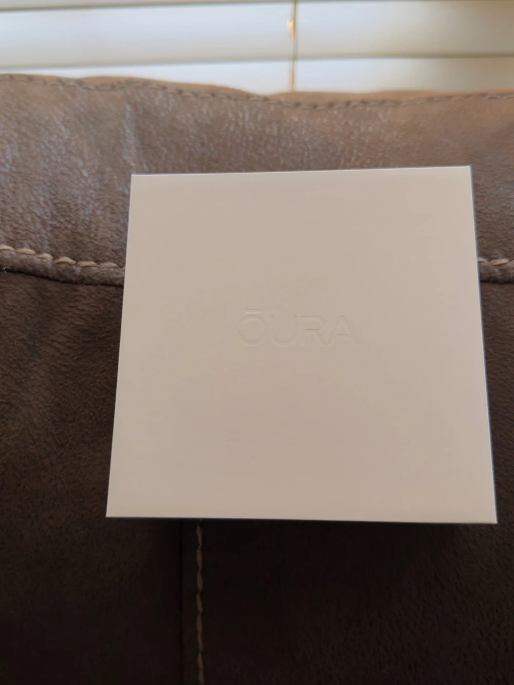 Oura Silver Smart Ring with Soft Pink Accents